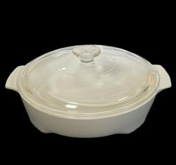 Corning Ware Round Microwave Browning Casserole With Lid Man